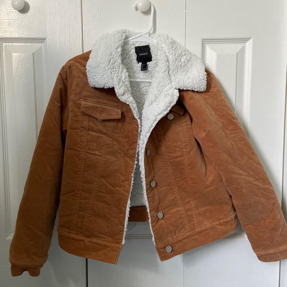 Brown corduroy jacket